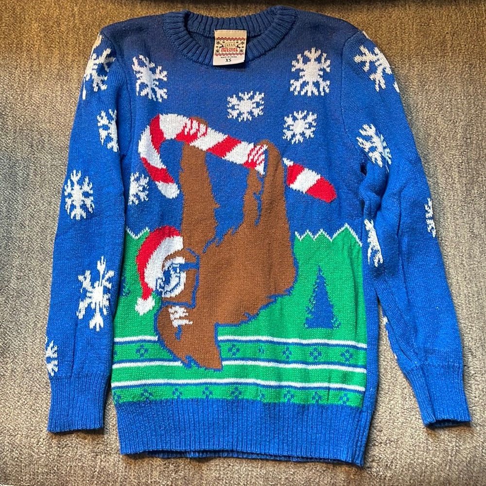 Boys Christmas sweater XS